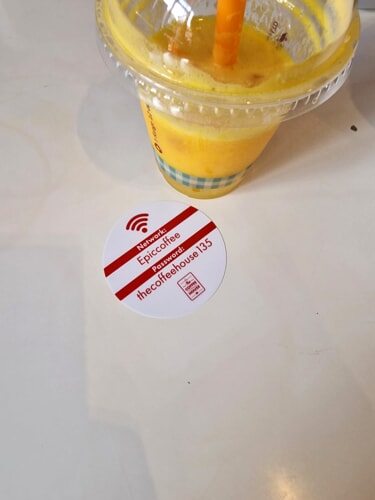 An image of a sticker FASTSIGNS created for The Coffee House